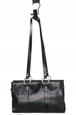 ADAX śliczna torebka skórzana wysokiej klasy skóra