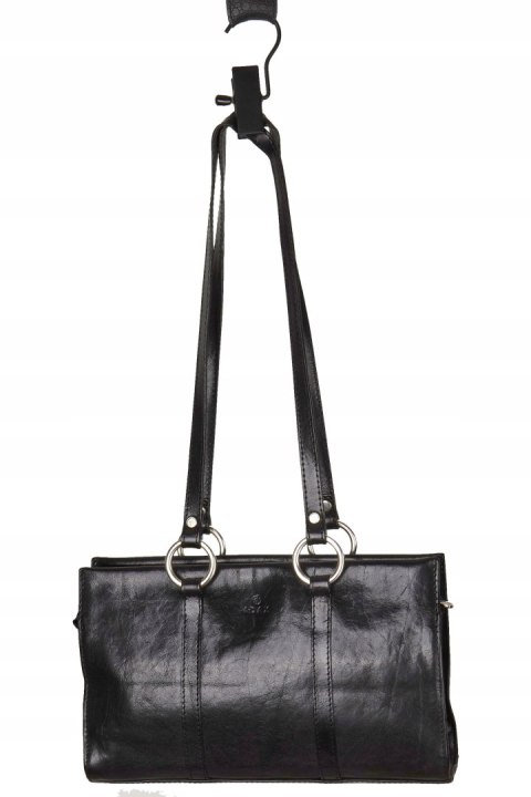 ADAX śliczna torebka skórzana wysokiej klasy skóra