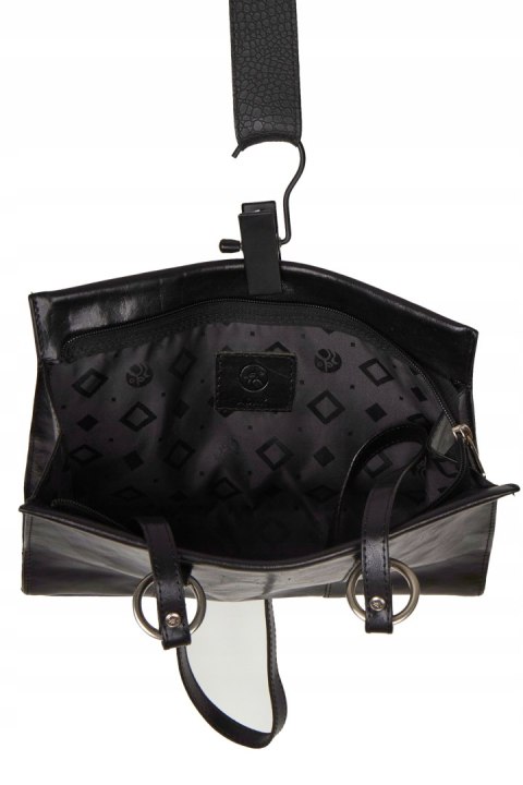 ADAX śliczna torebka skórzana wysokiej klasy skóra