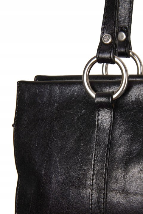 ADAX śliczna torebka skórzana wysokiej klasy skóra