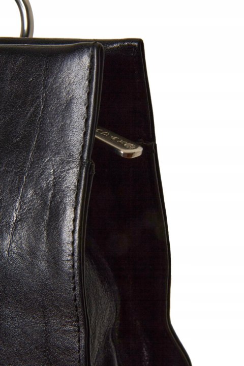 ADAX śliczna torebka skórzana wysokiej klasy skóra