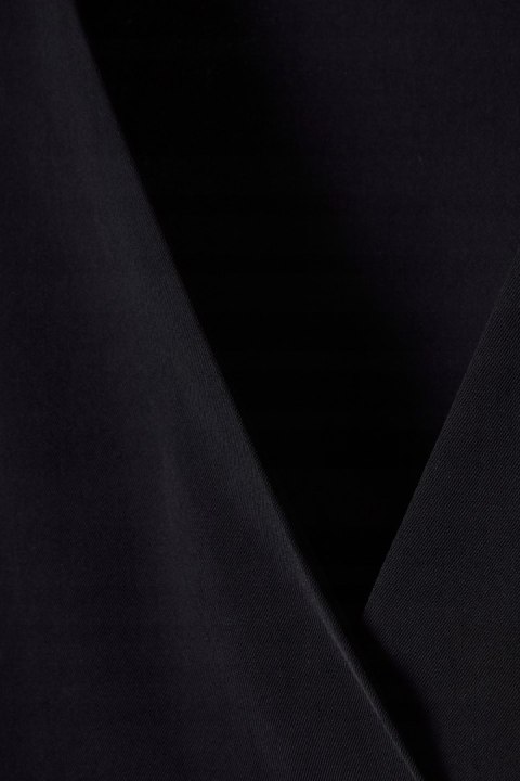 ANIA SCHIERHOLT elegancka bluzka koszulowa od projektantki głęboka czerń 40