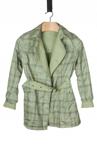 BARBOUR ponadczasowy krótki płaszcz jaśminowy kolor 36