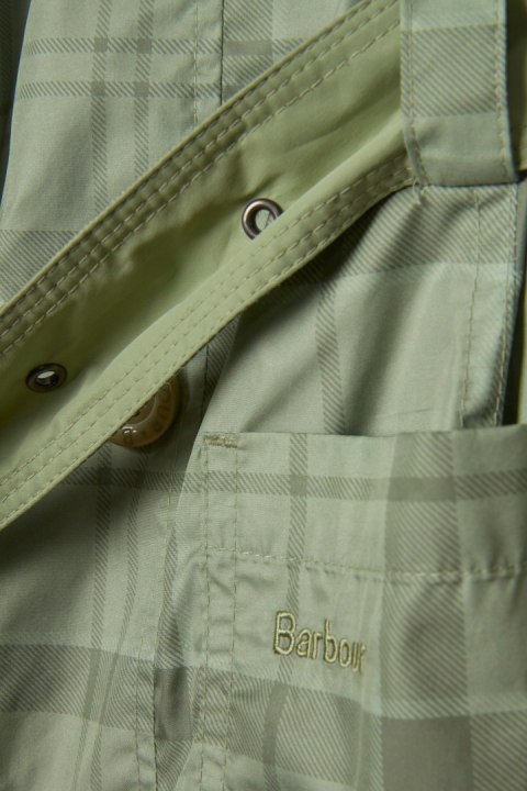 BARBOUR ponadczasowy krótki płaszcz jaśminowy kolor 36