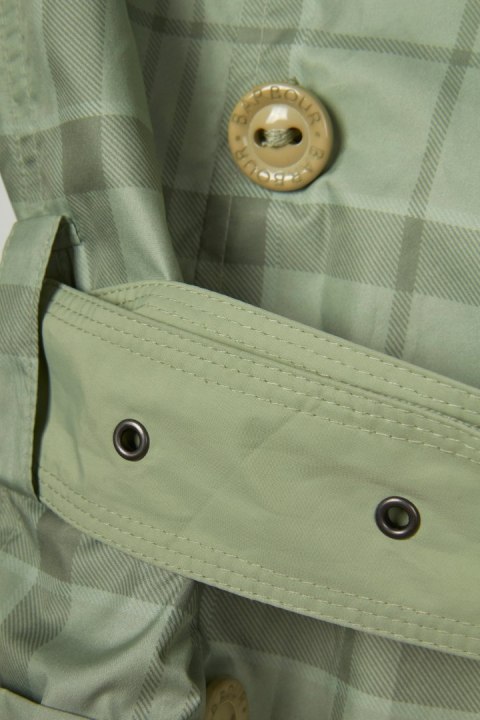BARBOUR ponadczasowy krótki płaszcz jaśminowy kolor 36