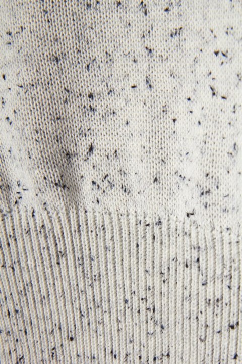 COS sweter melanż bawełna z jedwabiem S