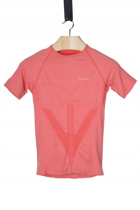 FALKE bluzka do biegania na treningi brzoskwiniowy kolor M