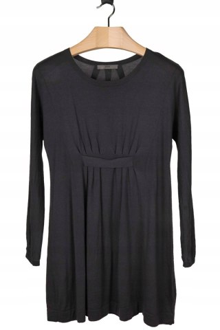 FFC delikatna sukienka jedwab wełna oversize grafitowy kolor M