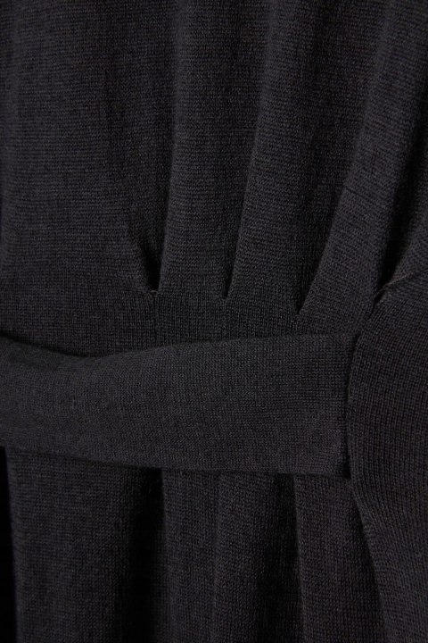 FFC delikatna sukienka jedwab wełna oversize grafitowy kolor M