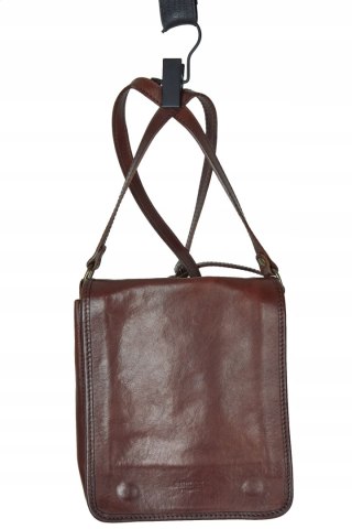 I MEDICI FIRENZE model VARESE torebka skórzana listonoszka kasztanowy brąz