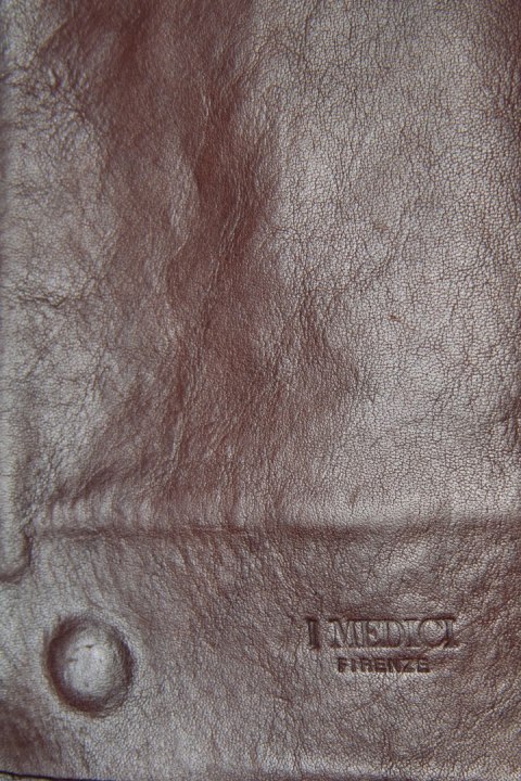 I MEDICI FIRENZE model VARESE torebka skórzana listonoszka kasztanowy brąz