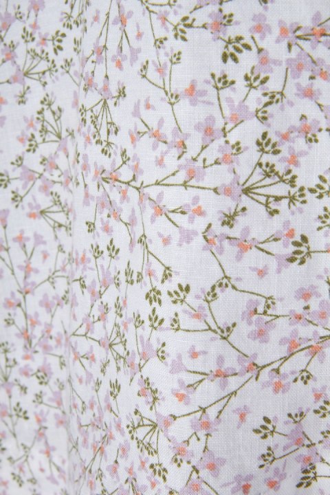 MARKS&SPENCER mięciutka bluzka koszulowa lniana delikatne kwiaty 36