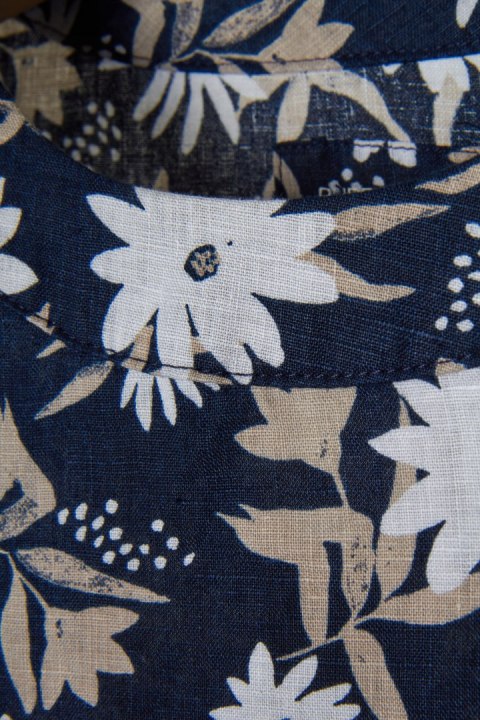 MARKS&SPENCER mięciutka bluzka lniana piękne kwiaty 38