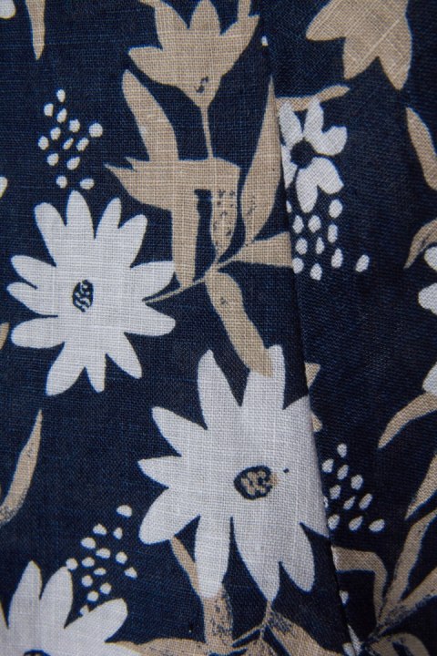 MARKS&SPENCER mięciutka bluzka lniana piękne kwiaty 38