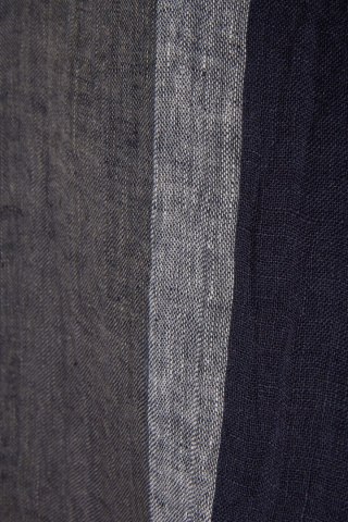 Mięciutki włoski szal len lniany w paski