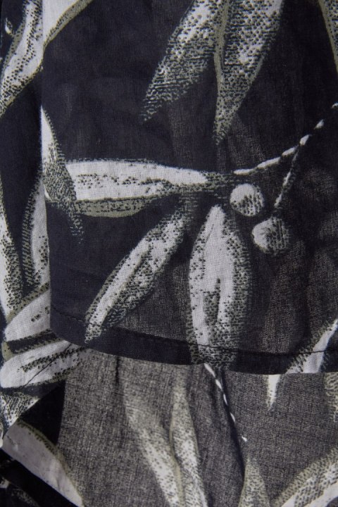 NEXT delikatna bluzka koszulowa motyw roślinny S