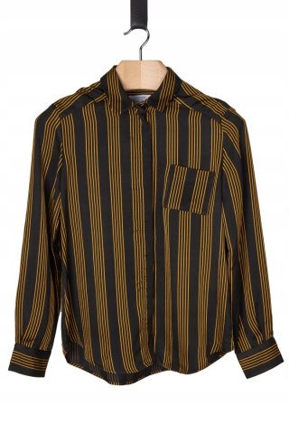 & OTHER STORIES bluzka koszulowa eleganckie złote paski 36