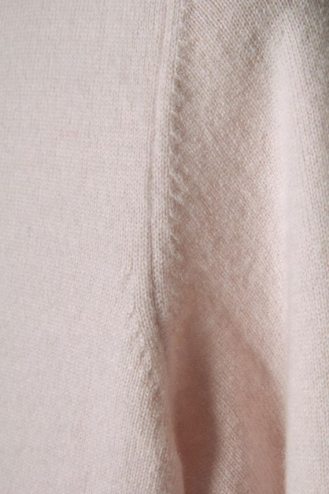 SEM PER LEI delikatny jak chmurka sweter kaszmir pastelowy róż 34/36