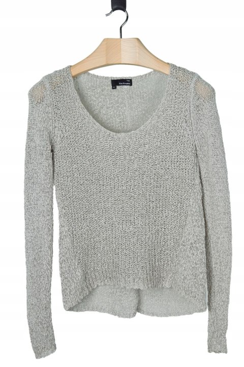 THE KOOPLES wyszukany sweter bawełna piękny splot M