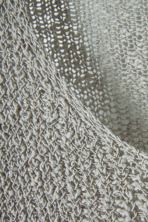 THE KOOPLES wyszukany sweter bawełna piękny splot M