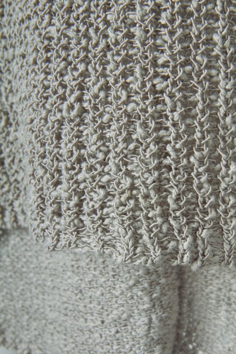 THE KOOPLES wyszukany sweter bawełna piękny splot M