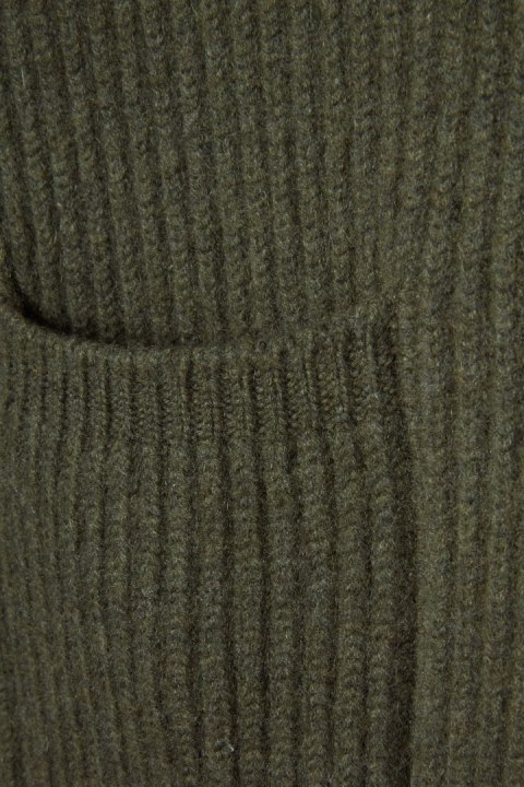 WILLIAM LOCKIE mięsisty sweter rozpinany ciepły kaszmir M