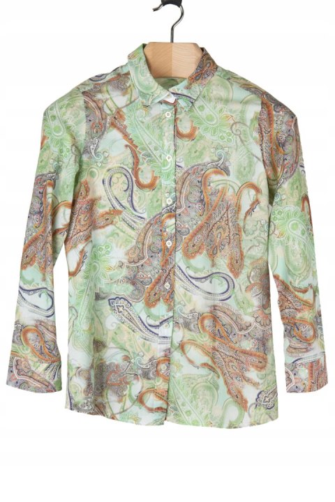 ALBA MODA - piękna bluzka koszulowa wzory - 38