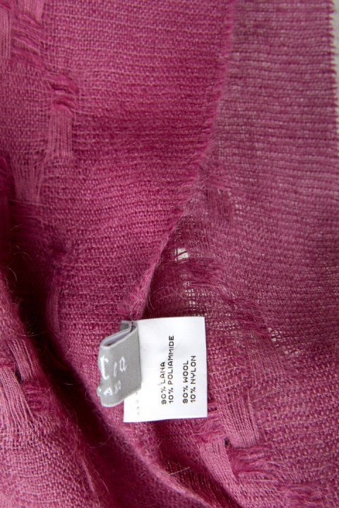 ALTEA MILANO - mięciutki szal wełna cudny kolor