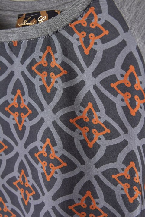 ANNI CARLSSON - luksusowa bluzka jedwab - 38