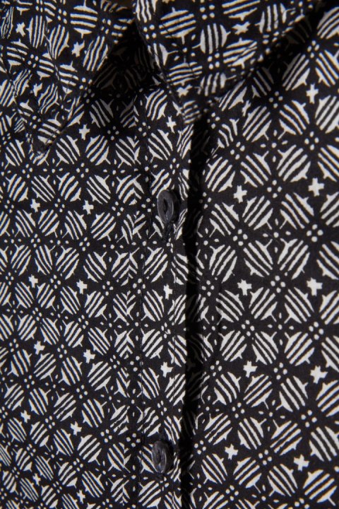 BENETTON - niespotykana bluzka piękny wzór - XS