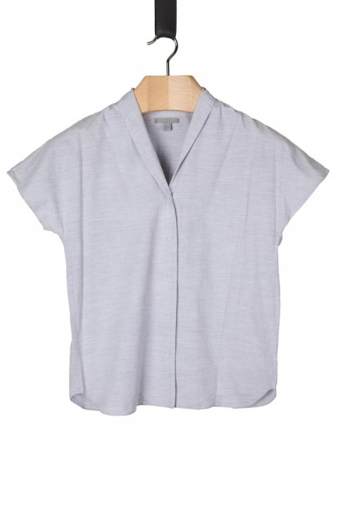 COS fantastyczna bluzka bawełna popielaty kolor 34