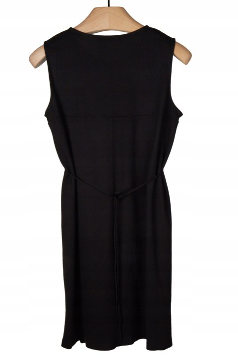 COS - minimalistyczna prosta sukienka wiskoza - L