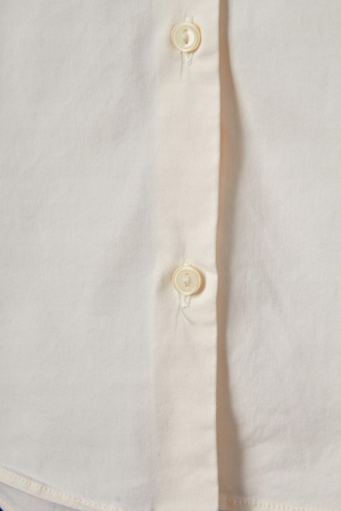 COS - zawsze modna bluzka pastelowy beż bawełna - 40