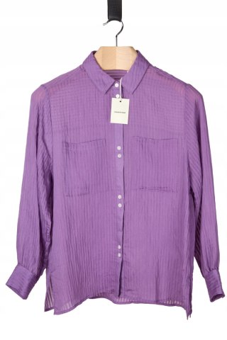 COUNTRY ROAD fenomenalna bluzka koszulowa ciepły fiolet 40