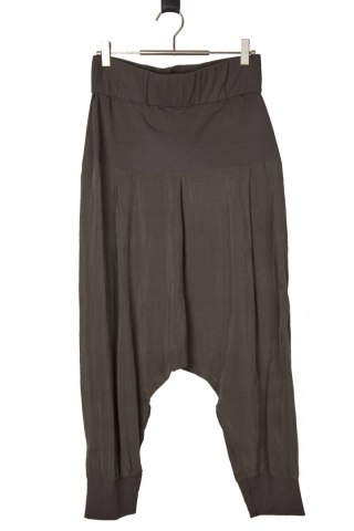 CREA CONCEPT nietuzinkowe spodnie baggy cupro 38