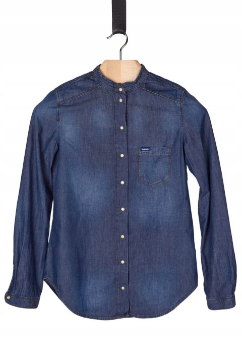 DIESEL mięciutka luksusowa bluzka koszulowa denim koszula jeans XS