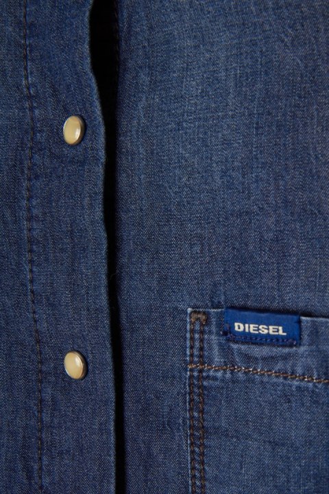 DIESEL mięciutka luksusowa bluzka koszulowa denim koszula jeans XS