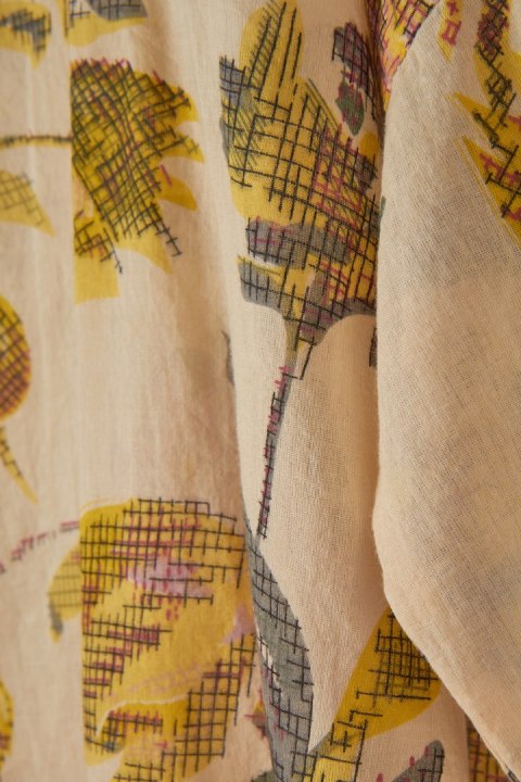 Delikatna tunika piękne kwiaty na lato - XL/XXL