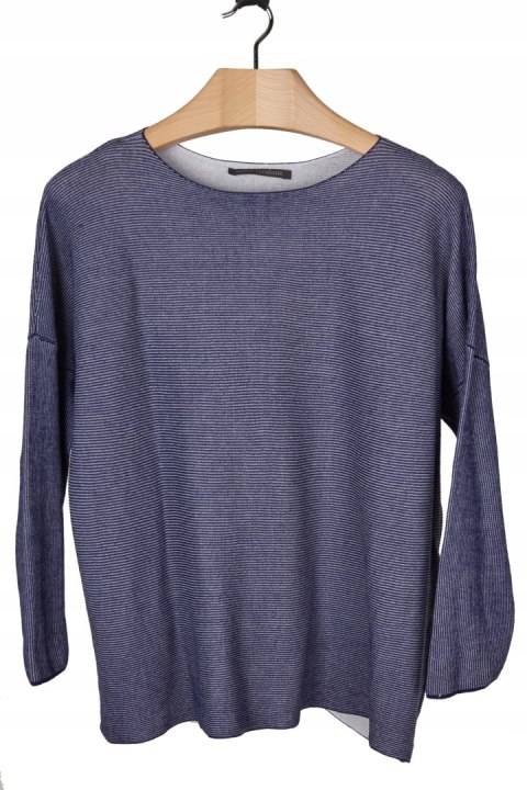 ELEMENTE CLEMENTE zjawiskowy sweter bawełna luźny krój XL