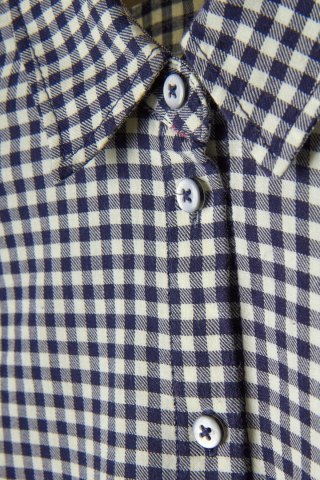 ERFO - wyjątkowa bluzka koszulowa w kratkę - 44