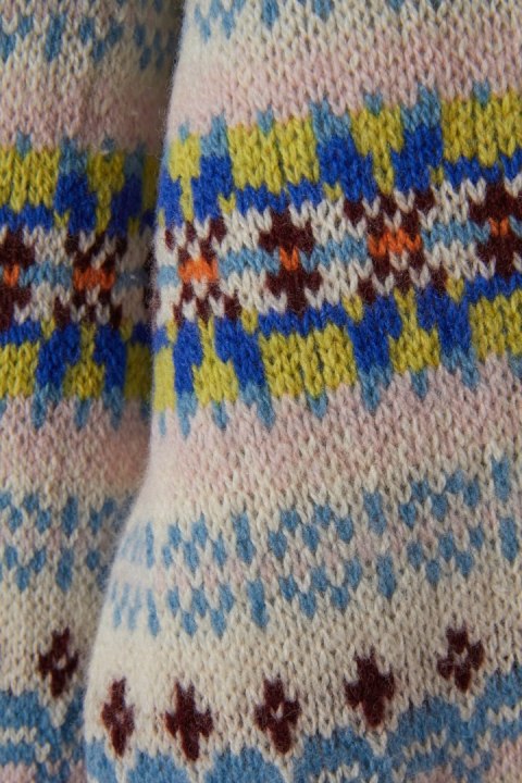 ERIBE luksusowy super mięciutki sweter wełna merynosa scotland XL