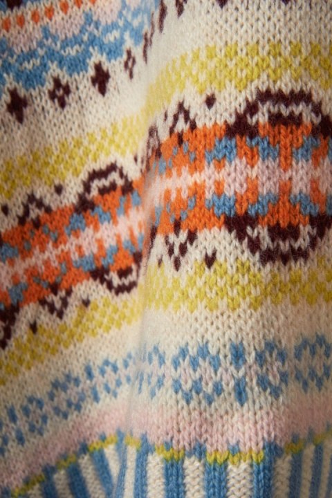 ERIBE luksusowy super mięciutki sweter wełna merynosa scotland XL