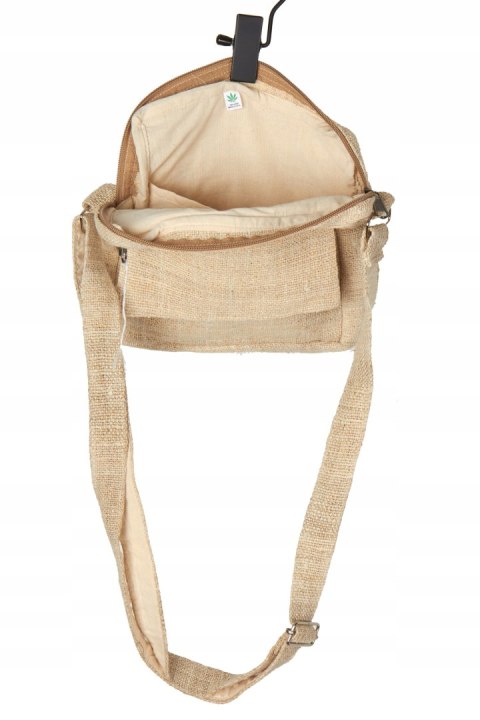 Ekologiczna torebka z konopi hemp NEPAL