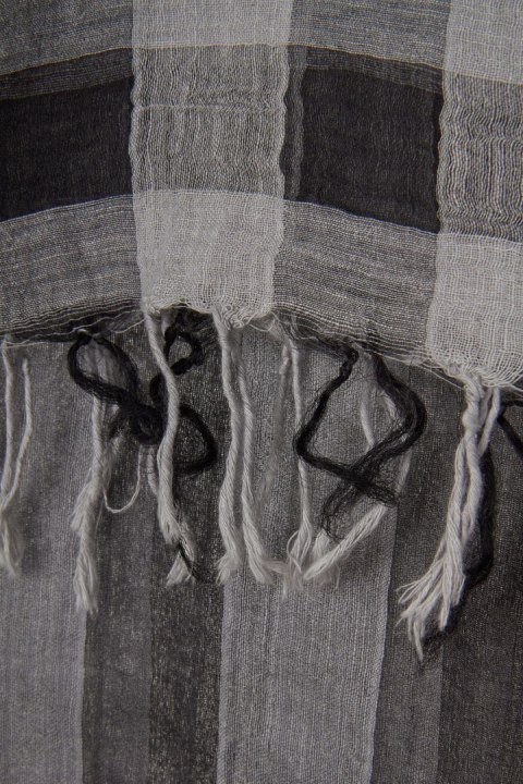 FRANGI ogromny delikatny szal bawełna jedwab