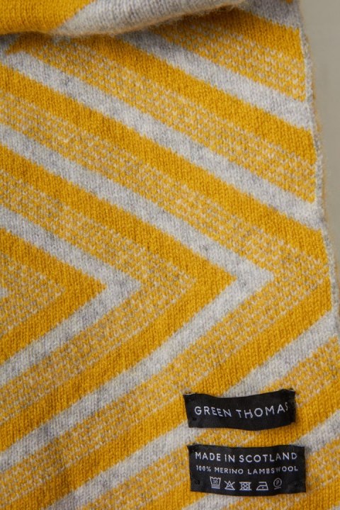 GREEN THOMAS - luksusowy szal wełna merynosa