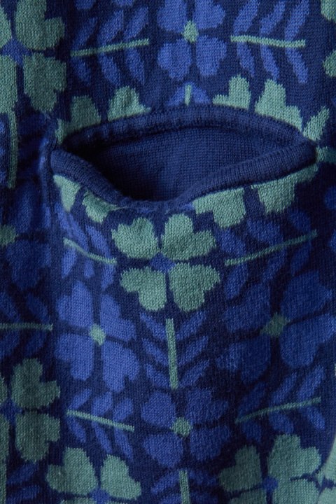 GUDRUN SJODEN nietuzinkowy sweter bawełna rozpinany XL