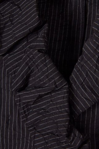 ISCHIKO ponadczasowa marynarka bawełna gnieciony materiał 38