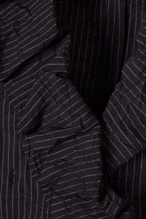 ISCHIKO ponadczasowa marynarka bawełna gnieciony materiał 38