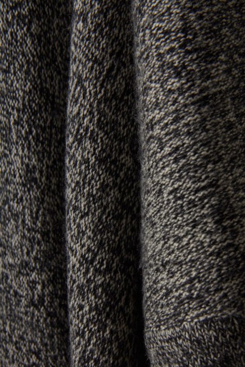 JAEGER - nietuzinkowy sweter ponczo mięciutka wełna kaszmir - S