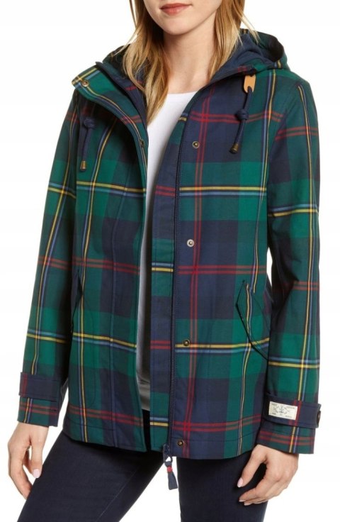 JOULES ponadczasowy krótki płaszcz kurtka przeciwdeszczowa 46